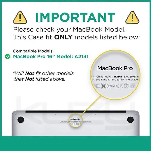 Alt view image 2 of 7 - MacBook Pro 16 inch Case 2019 Release A2141 with Keyboard Cover Skin for New 16 inch MacBook Pro Case with Touch Bar Soft Touch Plastic Hard Shell