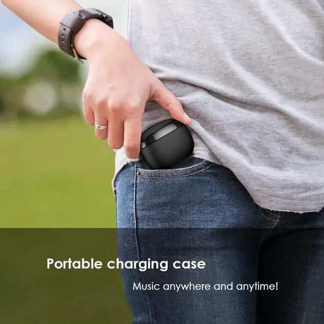 Alt view image 3 of 7 - Bluetooth Wireless Earbuds Touch Control Stereo Mini Sports Earphones With Charging Case Microphone Sweatproof Noise Cancelling Bluetooth In-Ear Headset For iPhone Samsung iPad Android Bluetooth 5.0