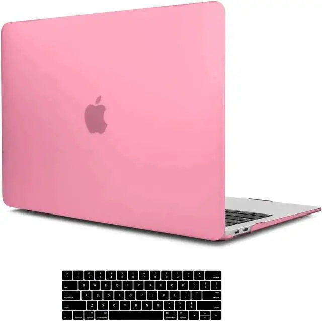 Main image of MacBook Pro 16 inch Matte Case 2019 Release A2141 with Keyboard Cover Skin for New 16 inch MacBook Pro Case with Touch Bar Soft Touch Plastic Hard Shell Pink