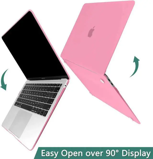 Alt view image 5 of 7 - MacBook Pro 16 inch Matte Case 2019 Release A2141 with Keyboard Cover Skin for New 16 inch MacBook Pro Case with Touch Bar Soft Touch Plastic Hard Shell Pink