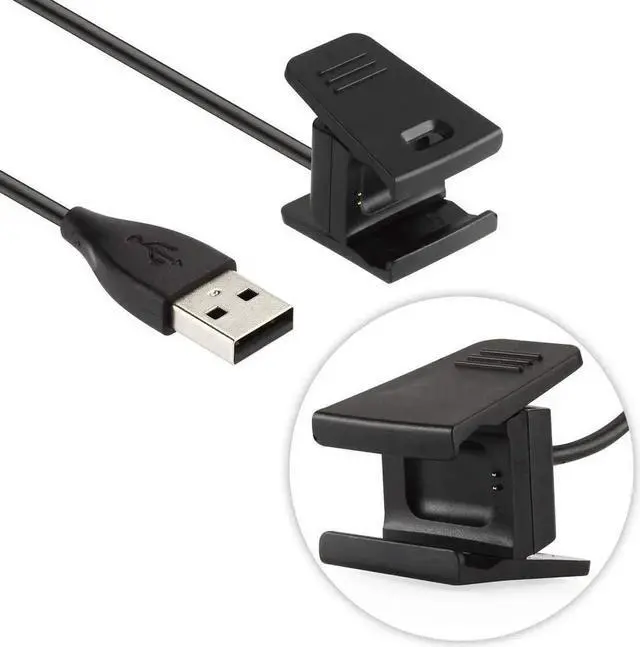 Alt view image 4 of 6 - Werleo Fitbit Charge 2 Charger 2Pcs Replacement USB Charger Charging Cable for Fitbit Charge 2 with Cable Cradle Dock Adapter for Fitbit Charge 2 Smart Watch - 3.3 feet +1.6 feet