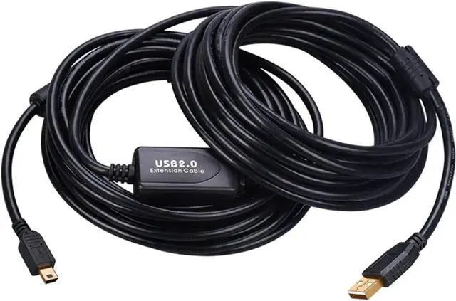 Alt view image 6 of 6 - Mini USB Cable 65Ft/50Ft, Mini USB Cable USB 2.0 Type A to Mini B Cable Male Cord for GoPro Hero 3+, Hero HD, Cell Phones, MP3 Players, Dash Cam, Digital Cameras, Sat Navigation, GPS Receiver, PDAs