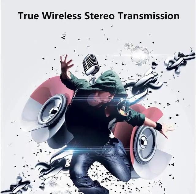 Alt view image 6 of 7 - TWS Best True Wireless Bluetooth Earbuds Sweatproof Stereo Sport Headsets Hight Quality Headphone Premium Sound with Charging Case For Apple Iphone Samsung LG and Other Phone