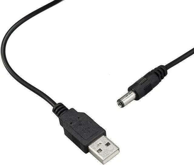 Alt view image 4 of 6 - 3-Pack 3ft USB 2.0 A Type Male to DC 5.5x2.1mm DC 5V Power Plug Connector Cable usb to 5v power cable usb to dc power cable