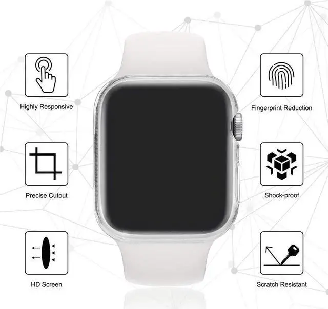 Alt view image 2 of 7 - Case Compatible with Apple Watch Case Series 4 Screen Protector Case 40mm TPU Clear Protective Cover Bumper for Apple Watch Series 4 - 6 Packs
Be the first to review this product...