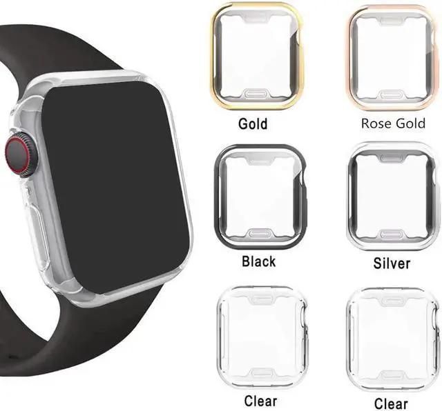 Main image of Case Compatible with Apple Watch Case Series 4 Screen Protector Case 40mm TPU Clear Protective Cover Bumper for Apple Watch Series 4 - 6 Packs
Be the first to review this product...