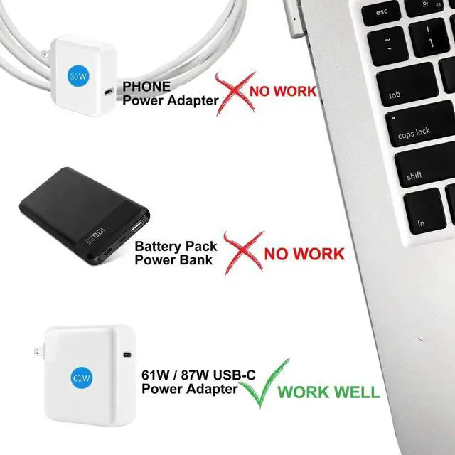 Alt view image 6 of 6 - USB-C Type C to Mag-safe1 Charging Cable, Droya USB C to Magsafe1 (L-Tip) Cable Compatible with MacBook Air Macbook Pro