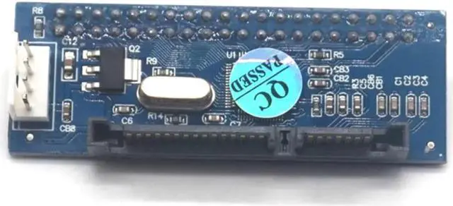 Alt view image 3 of 7 - SATA IDE Adapter 40 Pin IDE to SATA Connector 3.5 HDD IDE/PATA Hard Disk Adapter Converter With 7 Pin-SATA Data Cable
