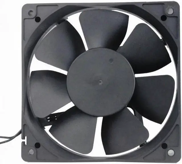 Alt view image 3 of 5 - 1Pcs EC Axial Fan 120mm PC Dual Ball Brushless Fan Cooler AC 110V 120V 220V 230V 240V Computer Case EC Fan 12025 12038
