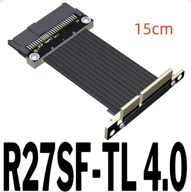 Main image of Riser U.2 Interface U2 To PCI-E 4.0 X4 SFF-8639 NVMe Solid State Transfer Extension Data Gen4.0 Cable 4 PCIe 4x Gold