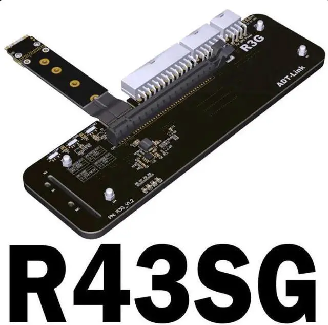 Main image of M.2 NVMe to PCIe x16 connector PCIe x16 to M.2 NVMe eGPU Adapter R43SG 4.0 eGPU for NUC / ITX /Notebook PC