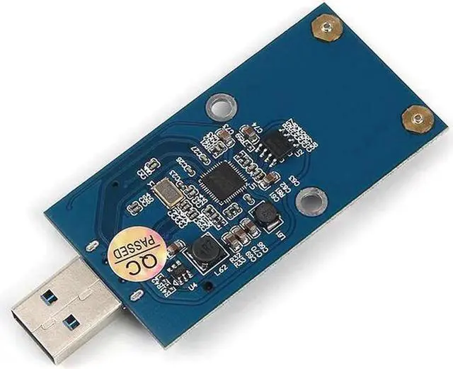 Alt view image 6 of 7 - MSATA to USB 5Gbps USB 3.0 to mSATA SSD Enclosure USB3.0 to mSATA Case Hard Disk Adapter M2 SSD External HDD Mobile Box HDD Case