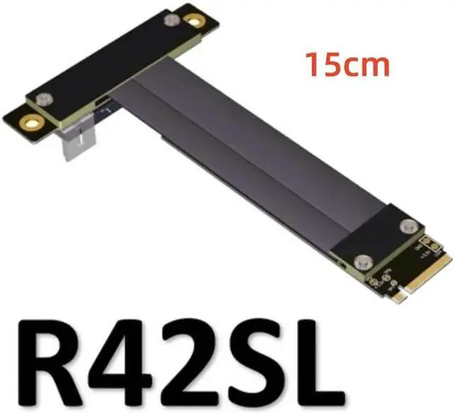 Main image of PCIe x4 3.0 Extension Cable PCI Express 4x To M.2 NVMe M Key 2280 Riser Card Gen3.0 Extender Line 32G/bps Other