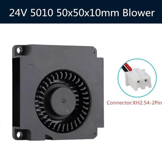 Main image of 5010 DC Blower Fan 5V 12V 24V 50x50x10mm Ultra-Thin Brushless Blower Fan Quiet 50MM Cooler Cooling Fan Blower Fan
