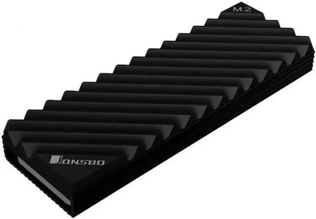 Alt view image 5 of 6 - M2-3 M.2 SSD HeatSink M.2 2280 NVMe Heat Disk Radiator Aluminum Heat Sink DissipationThermal Pad Black