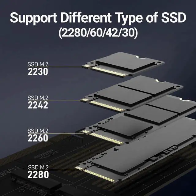 Alt view image 4 of 7 - NGFF and mSATA SSD PCIe 4.0/3.0 Adapter Card, 3 in 1 M.2 NVME to PCIE/M.2 SATA SSD to SATA III/mSATA to SATA Converter