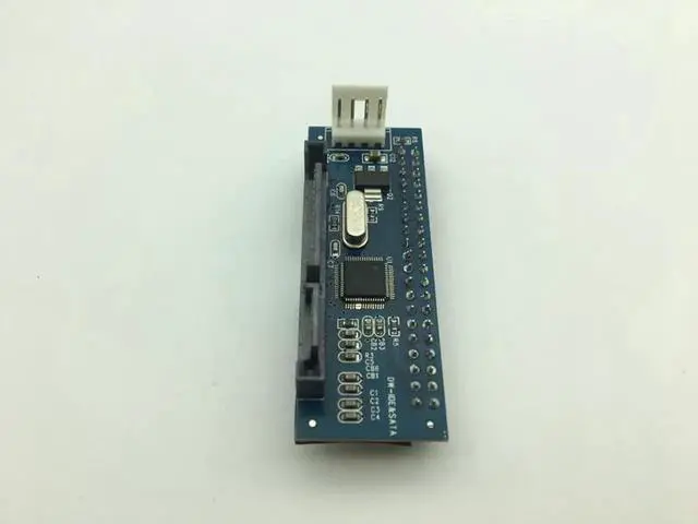 Alt view image 7 of 7 - 40-Pin 3.5" IDE Female to SATA 7+15Pin 22-Pin Male 20330 Chipset Adapter Converter Hard Disk Drive Connector PATA TO SATA Card