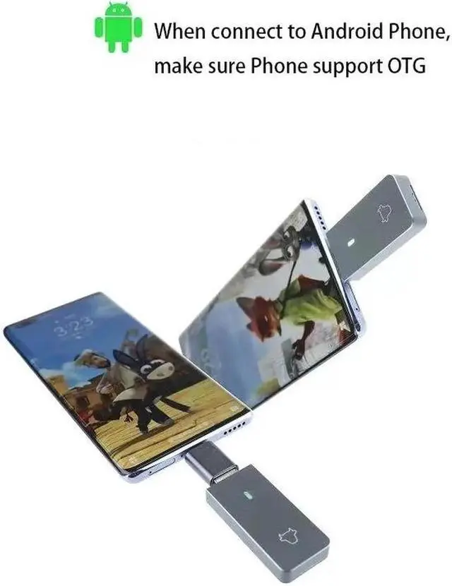 Alt view image 5 of 7 - M.2 NVMe 2230 SSD Enclosure Case USB A USB C Adapter 10Gbps USB3.2 Gen2 Portable Box for M2 2230 NVMe