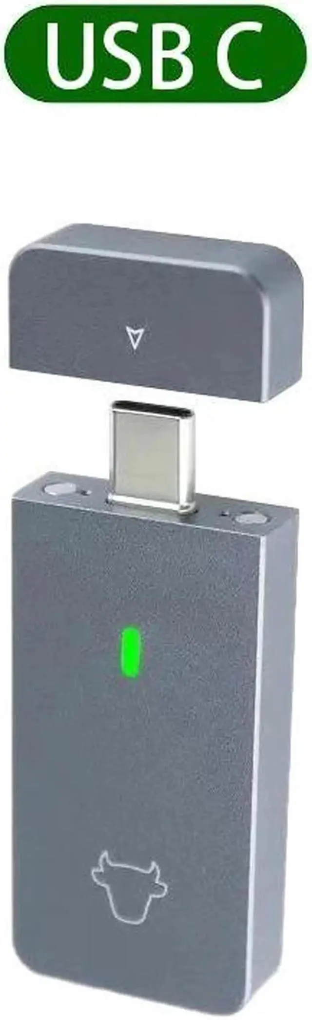 Alt view image 6 of 7 - M.2 NVMe 2230 SSD Enclosure Case USB A USB C Adapter 10Gbps USB3.2 Gen2 Portable Box for M2 2230 NVMe