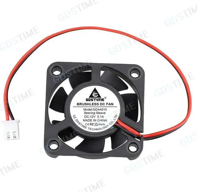 Alt view image 2 of 4 - 2PCS DC 5V 12V 24V Fan 4cm 40mm 4010 40x40x10mm Ultrathin Brushless Axial Cooling Fan 4010 USB Fan PH2.0 XH2.54