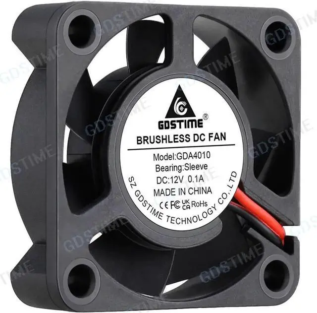 Alt view image 4 of 4 - 2PCS DC 5V 12V 24V Fan 4cm 40mm 4010 40x40x10mm Ultrathin Brushless Axial Cooling Fan 4010 USB Fan PH2.0 XH2.54