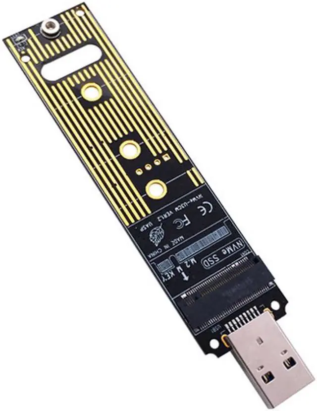 Alt view image 6 of 7 - M.2 NVME SSD to USB 3.1 Adapter PCI-E to USB-A 3.0 Internal Converter Card 10Gbps USB3.1 Gen 2