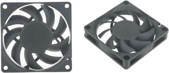 Alt view image 3 of 5 - 2PCS DC 5V 12V 24V Fan 7cm 70mm 7015 70x70x15mm Ultrathin Brushless Axial Cooling Fan 7015 Fan XH2.54 2Pin Fan Grill Net