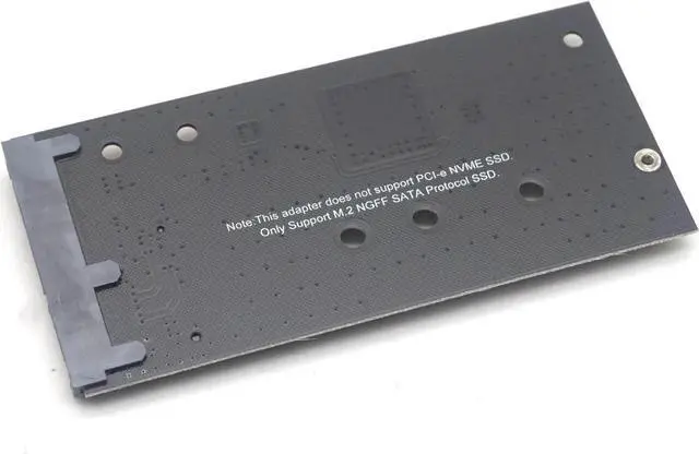Alt view image 7 of 7 - M.2 Adapter M2 SATA3 Raiser M.2 to SATA Adapter SSD M2 to SATA Expansion Card B Key Support 30/42/60/80mm