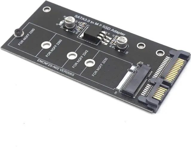 Main image of M.2 Adapter M2 SATA3 Raiser M.2 to SATA Adapter SSD M2 to SATA Expansion Card B Key Support 30/42/60/80mm