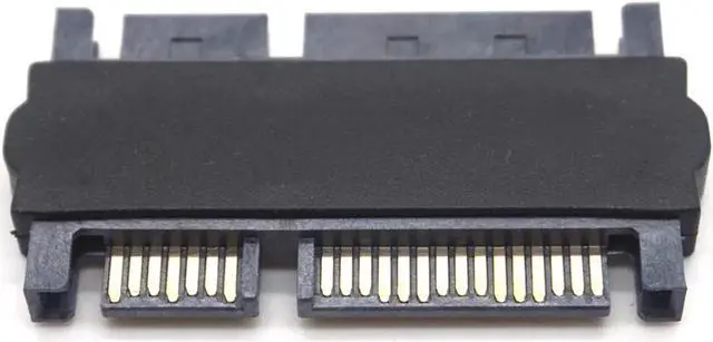 Alt view image 2 of 6 - 22Pin SATA Male to SATA Male Adapter Converter 7+15Pin for Desktop Laptop Hard Disk Drive