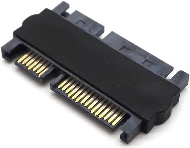 Alt view image 5 of 6 - 22Pin SATA Male to SATA Male Adapter Converter 7+15Pin for Desktop Laptop Hard Disk Drive