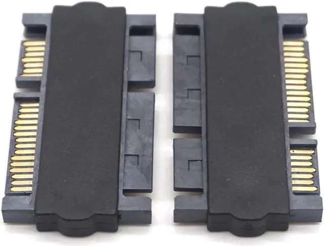 Alt view image 6 of 6 - 22Pin SATA Male to SATA Male Adapter Converter 7+15Pin for Desktop Laptop Hard Disk Drive