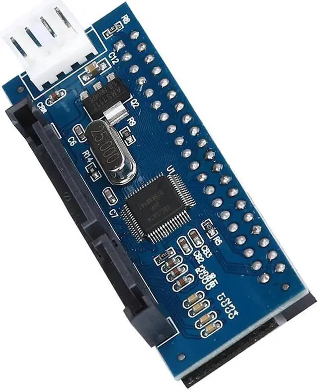 Alt view image 4 of 6 - IDE to SATA Adapter HDD 3.5 IDE to SATA Hard Disk Converter PATA IDE 39/40Pin to SATA 22Pin Hard Drive Connector with Data Cable