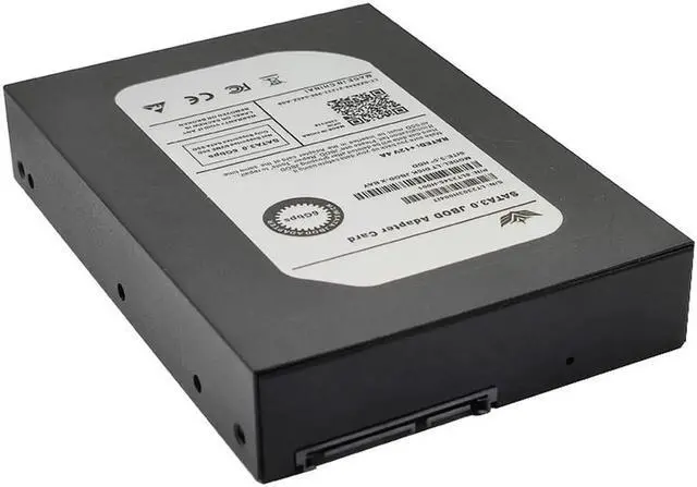 Alt view image 2 of 6 - Metal Case 4/5 Port B+M Key M.2 SATA SSD to 3.5" SATA3.0 6Gb JBOD Adapter Card With Enclosure Socket M2 NGFF to SATA Adapter Box