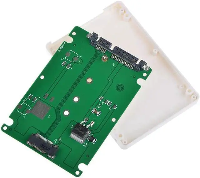 Main image of M2 SATA SSD External Case 2.5inch NGFF SATA-base SSD Converter Adapter Case B+M Key Socket 2 M.2 SATA Adapter Card For E431 E531 White