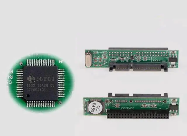 Alt view image 7 of 7 - New 2.5" Female 44 pin IDE to 7+15 22 pin Male SATA Hard Drive Disk Adapter Converter 2.5" IDE to SATA Male for Laptop HDD ONLY