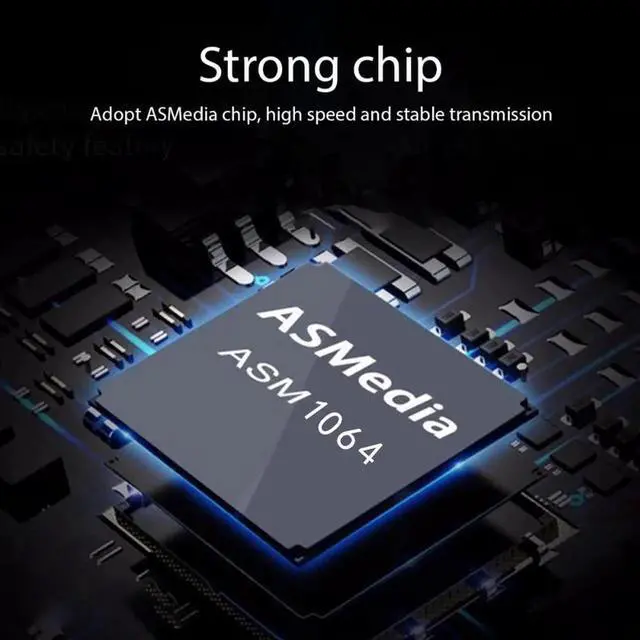 Alt view image 6 of 7 - PCIE SATA Adapter Mining 20/16/12/10/8/6/4 Ports SATA 6Gb to PCI Express Controller Expansion Card PCIe to SATA III Converter for PC Gold