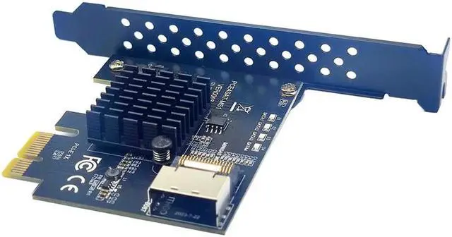 Alt view image 5 of 6 - PCIE to Mini SAS SFF-8087 Expansion Card Support 4 Port SATA 3.0 6Gbps HDD SSD SFF8087 to PCI Express X1 Adapter SATA Controller N/A