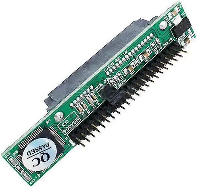 Alt view image 5 of 5 - Sata to IDE Adapter Converter Card 2.5 Sata Female to 2.5 inch IDE Male 44pin Port 1.5Gbs Support ATA 133 100 HDD CD DVD Adapter Red