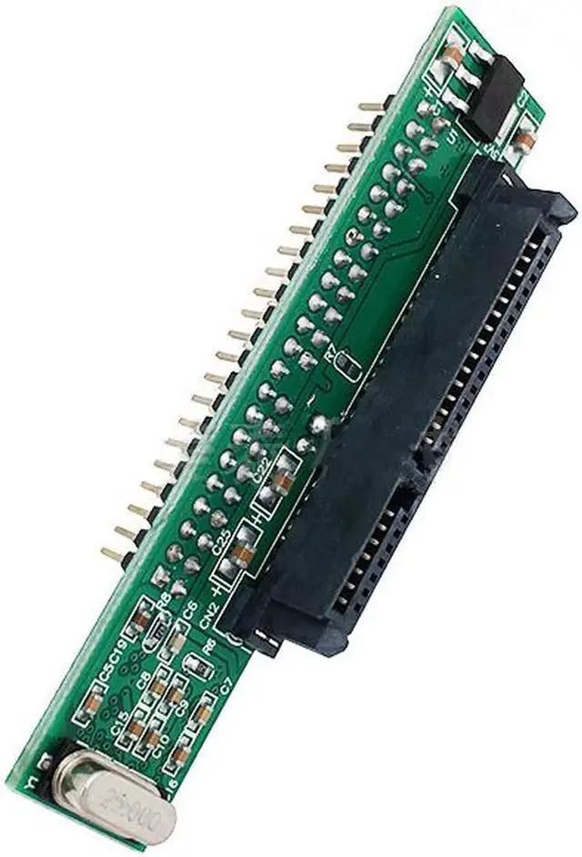 Alt view image 4 of 5 - Sata to IDE Adapter Converter Card 2.5 Sata Female to 2.5 inch IDE Male 44pin Port 1.5Gbs Support ATA 133 100 HDD CD DVD Adapter Red