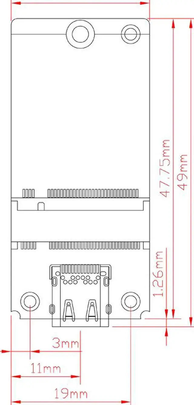 Alt view image 6 of 7 - M2 to USB 3.1 TYPE C Adapter M2 PCIE NVME SSD / M.2 SATA SSD to USB C Riser Board 10Gbps Dual Protocol 9210B for M/B+M Key 2230