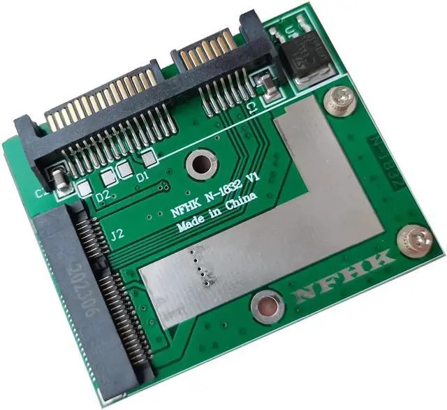 Main image of mSATA SSD to 2.5'' SATA III 6.0Gbps Adapter Converter Riser Card Module Board Mini PCIE SSD Adapter Expansion Card for Laptop PC