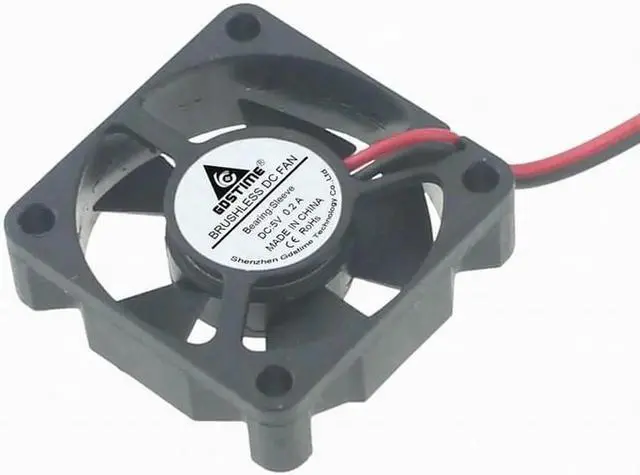 Alt view image 2 of 5 - 2PCS DC 5V 12V Fan 3.5cm 35mm 3510 30x30x10mm Ultrathin Brushless Axial Cooling Fan 3510 Fan
