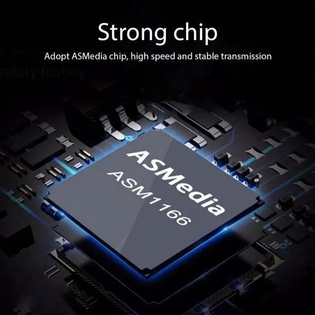 Alt view image 2 of 6 - Chi a Mining PCIE SATA Card Adapter 10 port SATA 3.0 to PCI Express 3.0 X4 Expansion Card SATA3.0 6G PCI-E SATA Controller Riser