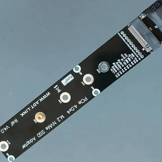 Alt view image 2 of 6 - M.2 NVMe SSD Extension Cable Extender PCIe4.0 X4 Full Speed NVMe M-Key Supports M.2 NVME, Ultra SSD SSD Drives