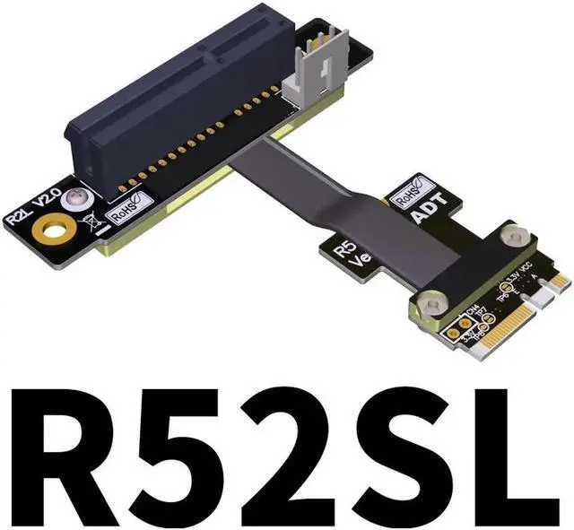 Main image of M.2 Key A.E. WiFi To PCI Express X1 X4 X8 X16 Extension Cable Riser PCI-E 3.0 4.0 1x 4x 8x 16x NGFF M2 Adapter Cable Red