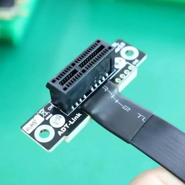 Alt view image 2 of 7 - PCIe X4 To X1 Riser for Sound Card Network Card Capture Card Gigabit Wireless LAN, USB Audio Card 1x 4x Adaptor extension cables