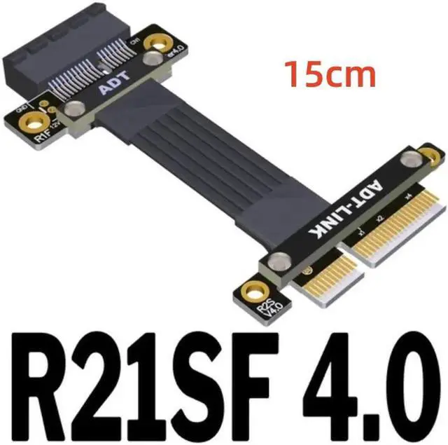 Main image of PCIe X4 To X1 Riser for Sound Card Network Card Capture Card Gigabit Wireless LAN, USB Audio Card 1x 4x Adaptor extension cables Red