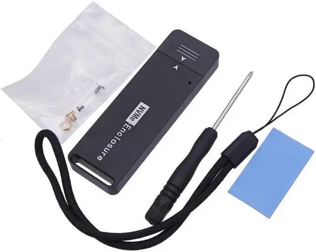 Alt view image 2 of 7 - NVME Case Enclosure SSD NVME to USB Adapter M.2 NVMe Box 10Gbps USB3.1 Type-A PCIe M2 SSD Case Enclosure For 2230 2242 SSD Drive Silver