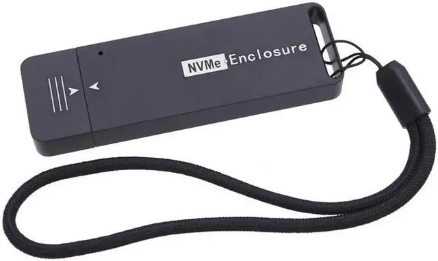 Alt view image 5 of 7 - NVME Case Enclosure SSD NVME to USB Adapter M.2 NVMe Box 10Gbps USB3.1 Type-A PCIe M2 SSD Case Enclosure For 2230 2242 SSD Drive Silver